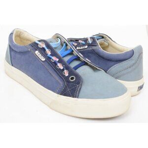 TAOS Women's 9 WIDE Plim Soul Indigo Slip-On Canvas Sneakers Walking Travel Shoe